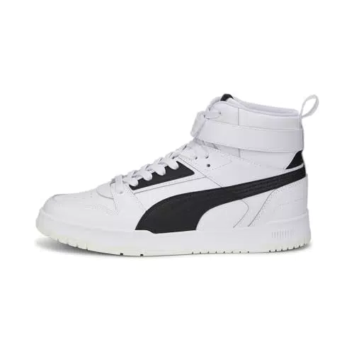 Zapatillas PUMA Unisex Rbd Game - Blanco, Rojo y Oro.