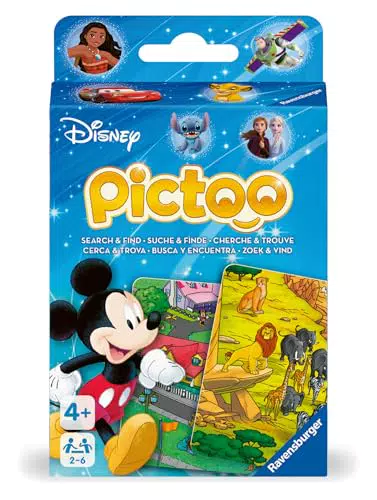 Ravensburger Disney Pictoo - Juego de Mesa para Niños a Partir de 4 Años