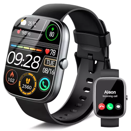 Smartwatch Inteligente Bluetooth con Pulsómetro y Monitor de Sueño - IP68
