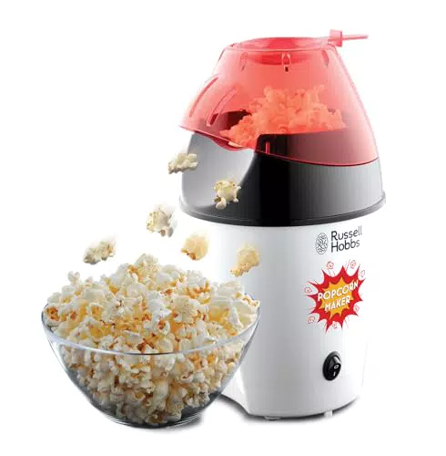 Russell Hobbs Máquina para Hacer Palomitas Fiesta - Sin Grasa ni Aceite, 1200 W