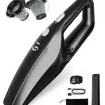 Servomaster Aspirador de Coche Recargable con Filtro HEPA y Accesorios de Limpieza