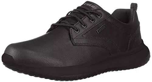 Skechers Delson Antigo, Zapatos Oxford Hombre, Black