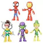 Spidey Pack de Amigos y Villanos - Figuras de Acción de Superhéroes para Niños