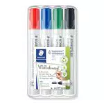 Staedtler Lumocolor 351 WP4 - Rotuladores para pizarra blanca recargables