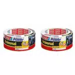 tesa Extra Power Universal, Cinta Adhesiva Americana Reforzada para Reparar