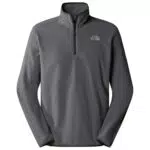 The North Face NF0A855W4HJ1 100 Glacier 1/4 Zip Sweatshirt Hombre TNF Medium Grey Heather Tamaño