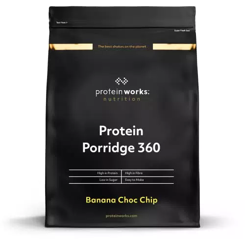 The Protein Works Gachas de Avena Proteicas con Plátano y Chocolate, Bajo en Azúcar