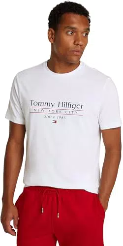 Tommy Hilfiger Camiseta de manga corta Center Stack Tee para Hombre