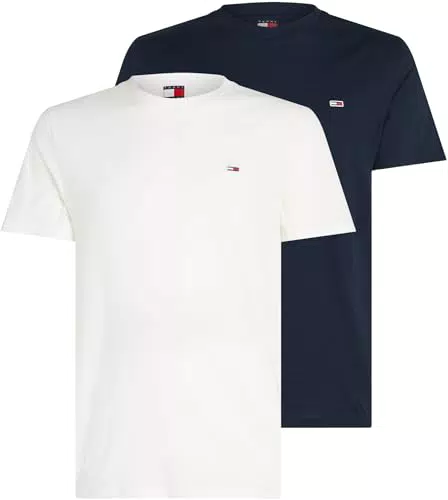 Tommy Jeans Camisetas de Manga Corta Xslim de Algodón para Hombre