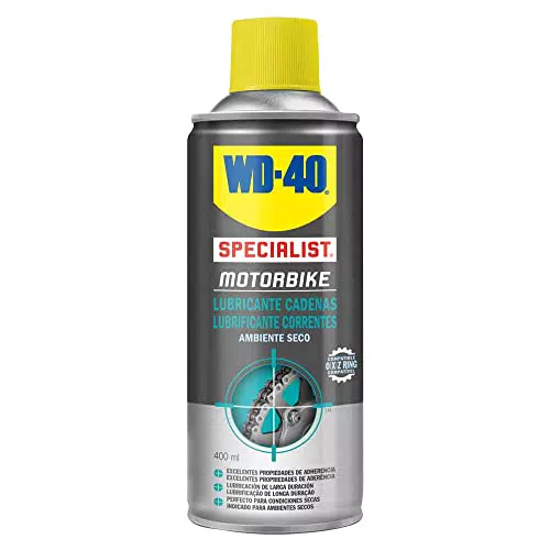 WD-40 34785 Specialist Motorbike, Lubricante de Cadenas Ambiente Seco- Spray