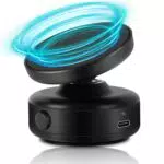 WODHMIEY Soporte Magnético para Móvil con Rotación 360° y Ventosa Eléctrica