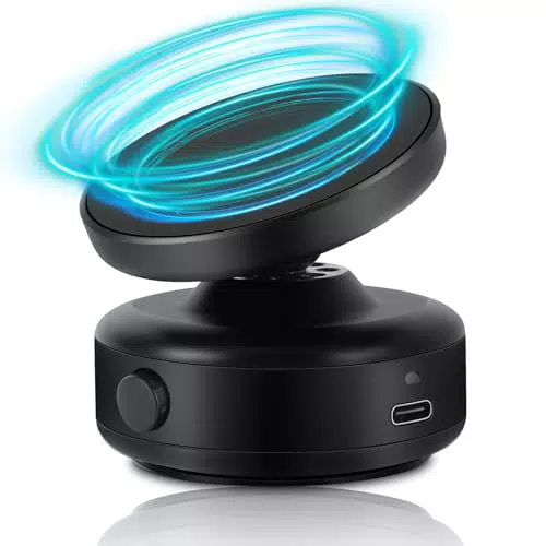 WODHMIEY Soporte Magnético para Móvil con Rotación 360° y Ventosa Eléctrica