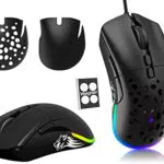 ZIYOU LANG Ratones D19 G-Pro con Cable para Juegos, Ratones para Juegos de hasta 12.000 dpi