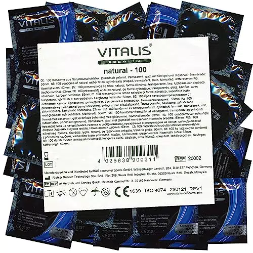 Vitalis Condones Premium - Clásico y Seguro para una Protección Total