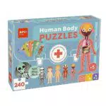 APLI Kids 19438 - Puzles Educativos del Cuerpo Humano para Aprender Divirtiéndose