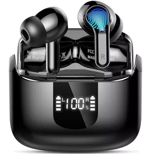 Auriculares Bluetooth HiFi Estéreo 5.4 con Cancelación de Ruido y Micrófono ENC