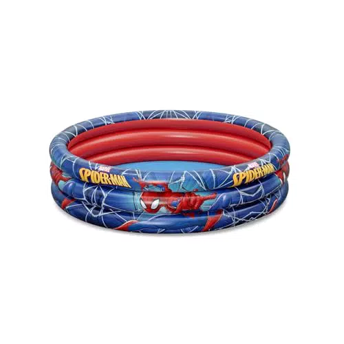 Bestway - Piscina de 3 Anillos Spider-Man (12 x 1,22 m)