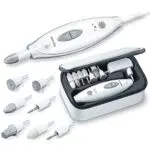 Beurer MP 41: Set de manicura y pedicura profesional con luz LED y doble rotación