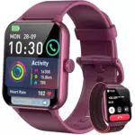 Blackview Reloj Inteligente Mujer con Bluetooth, Pulsómetro y Modos Deportivos