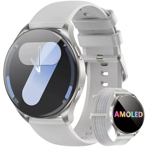 Blackview Smartwatch con pantalla AMOLED 1.43", Bluetooth y monitor de salud
