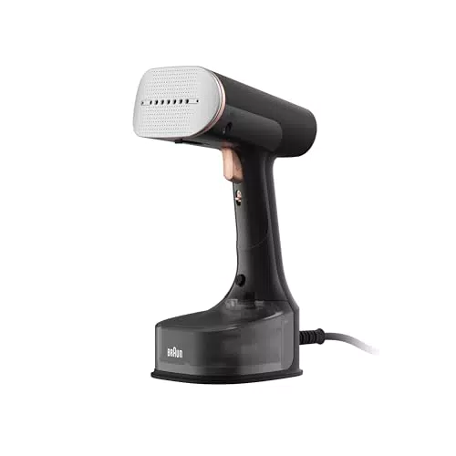 Braun Plancha de Vapor Vertical QuickStyle 7 GS7077BK, 1600W, Calentamiento Rápido