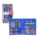 Sonic Caja para Colorear con Rotuladores, Acuarelas y Pegatinas - Kit Escolar