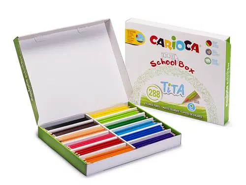 Carioca Lápices de Colores TITA | Caja con Mina Segura y Resistente