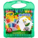 Crayola Supertips - Set de Rotuladores Lavables con Maletín