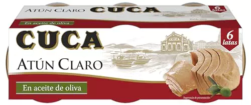 Cuca atún claro en aceite de oliva - Pack de 6 unidades