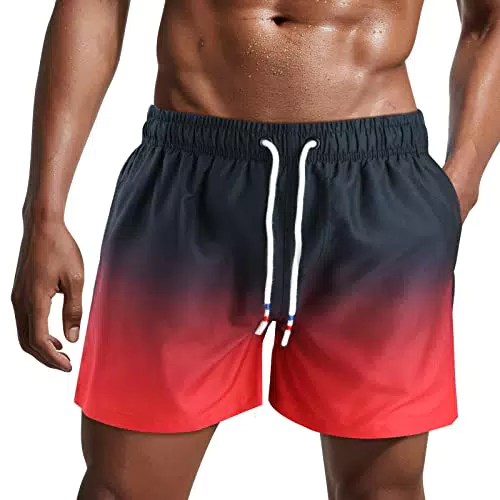 Danfiki Traje de Baño Hombre Shorts Secado Rápido para Playa y Navegar