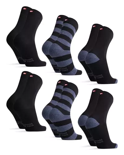 DANISH ENDURANCE Calcetines de Algodón Orgánico Suaves y Transpirables para Hombre y Mujer