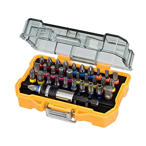 DEWALT DT7926-XJ - Juego de puntas Torx y adaptador con clip para cinturón