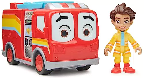 Figura de Acción Disney Junior - BO y Flash - Camión de Bomberos Interactivo