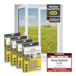 EASYmaxx Mosquitera Magnética para Ventana de 150 x 130 cm, Sin Taladros