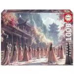 Educa Puzzle Las Geishas con Pegamento Fix Puzzle - Medidas 68 x 48 cm