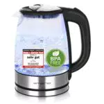 Emerio WK-119988 Hervidor de Agua Eléctrico Cristal 2200 W 1.7 litros