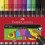 Faber-Castell 151110 - Rotulador Doble Neón para Manualidades