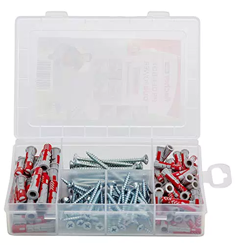 Fischer Maletín Uni Duopower 6/8 Plus Tornillos