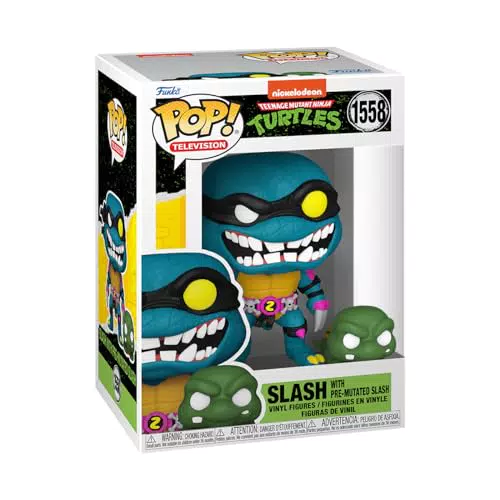Funko Pop! Teenage Mutant Ninja Turtles – Figura Coleccionable Slash & Turtle Slash