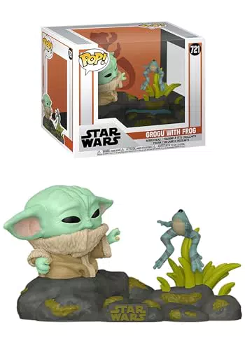 Funko Pop! Deluxe: The Mandalorian - Figura DIN Grogu (Baby Yoda) Coleccionable