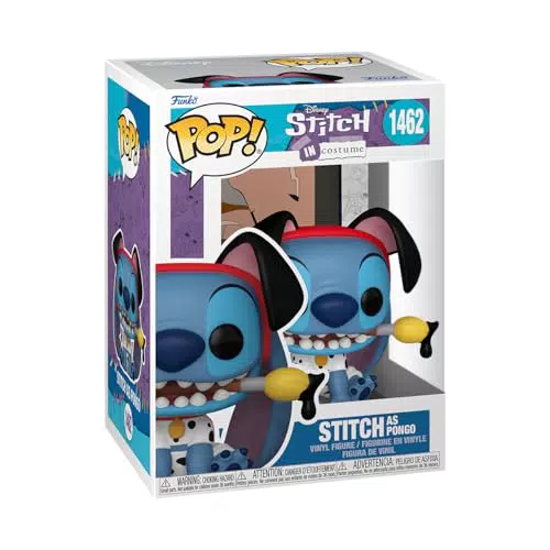 Funko Pop! Disney: Figura Coleccionable Stitch y Pongo de 101 Dalmatas