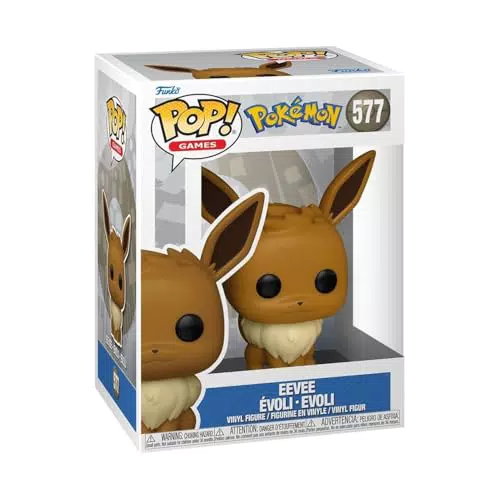 Funko Pop! Pokemon - Figura Eevee Coleccionable para Fans y Coleccionistas
