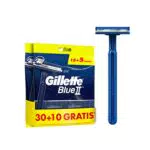 Gillette Blue II Máquinilla de Afeitar para Hombre, Cuchillas Desechables
