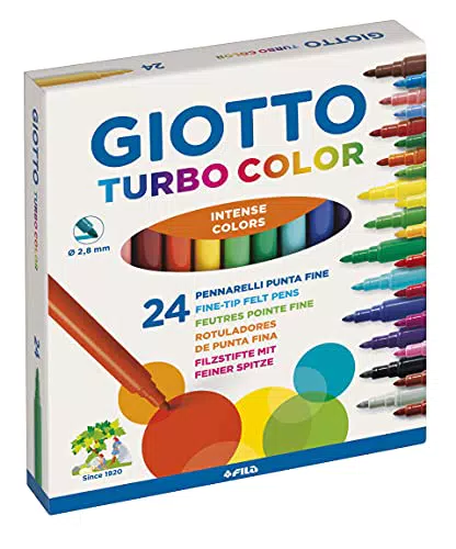 Giotto Turbo Color Rotuladores de calidad para manualidades y dibujo