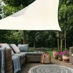 Haikus Toldo Vela Triangular HDPE Transpirable 98% Protección Rayos UV