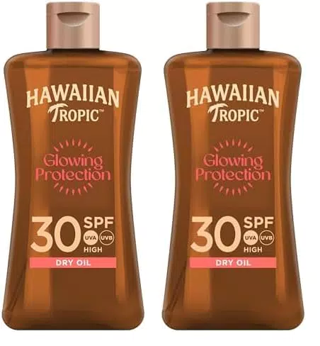 Hawaiian Tropic Aceite Bronceador SPF 30 Spray Seco con Fragancia Coconut 100ml