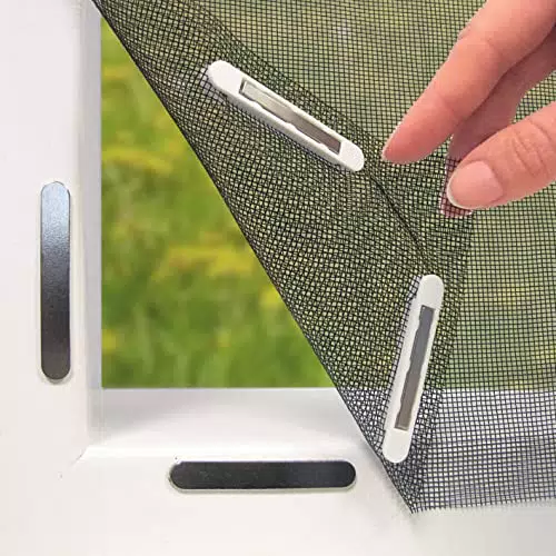 Hoberg Mosquitera para Ventanas con fijación magnética sin taladrar