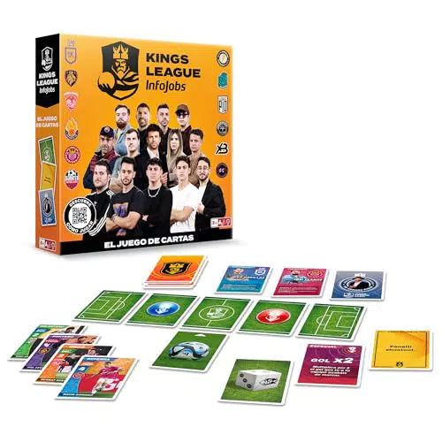 IMC Toys Kings League - Juego de Cartas Oficial para Niños y Niñas +8 años