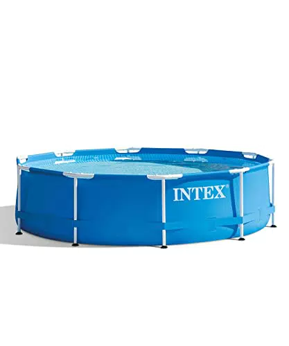 Piscina Tubular Redonda Intex Estructura Metálica 3.66 x 0.76m