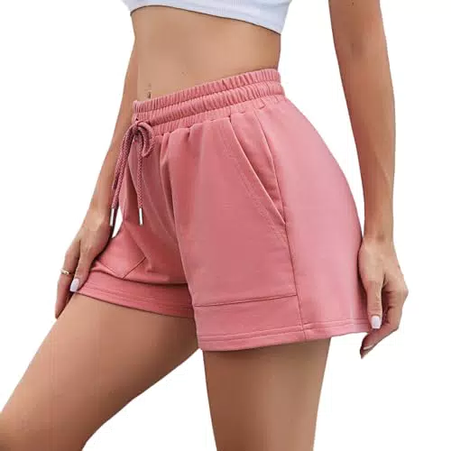 Irdcomps Pantalón Deportivo Mujer Verano Shorts Jogging Fitness Ciclismo con Bolsillos